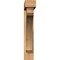 Ekena Millwork Legacy Block Smooth Bracket w/ Offset Brace, Western Red Cedar, 5 1/2"W x 32"D x 32"H BKT0604X32X32LEC05SWR - alternate 4